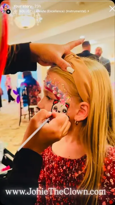 Turning little faces into magical works of art, one brushstroke at a time! This adorable Panda bear was such a fun creation! 

#JohieTheClown #FacePainting #FacePainter #KidsFacePainting #FacePaintingNJ NJFacePainter KidsEntertainment KidsParties BirthdayPartyIdeas ChildrensEntertainment PartyEntertainment NorthJerseyMoms NJKids PolarBearFacePaint FacePaintingArtist