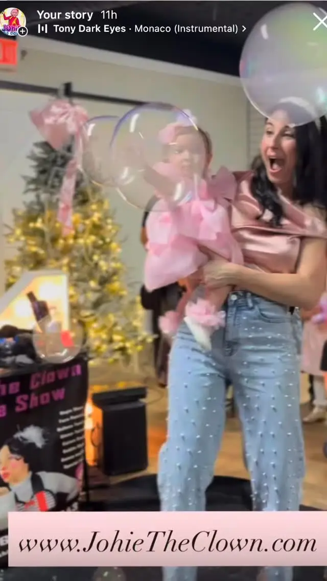 Give your guests an experience they’ll remember
with our Bubble Show! �https://www.johietheclown.com
✨ Reserve your spot now or call:�☎️ 646-285-1343 ☎️

#KidsPartyEntertainer
#BirthdayClown
#Clown
#BubbleShow
#Bubbles
ChildrensParty
FacePainting
BirthdayPartyClown
FacePaintingForKids
BalloonTwisting
BalloonTwistingParty
BubbleShowForKids
MagicianForKids
ClownForBirthdayParty
ToddlerParty
PartyEntertainment
InteractiveKidsEntertainment
KidsBirthdayParty
BirthdayPartyPackages
SchoolEventEntertainment
FamilyEventEntertainment
AffordablePartyEntertainment
NJClown
BergenCountyParty
NorthJerseyKids
NJPartyEntertainer
JohieTheClown
TopEntertainerNJ